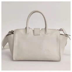 Downtown Yves Saint Laurent Du Centre 2Sac Way En Cuir Blanc -Yves Saint Laurent 806034 3