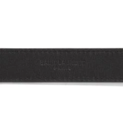 Yves Saint Laurent Ceinture En Cuir Noir -Yves Saint Laurent 806155 3