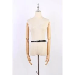 Yves Saint Laurent Ceinture En Cuir Noir -Yves Saint Laurent 806155 8