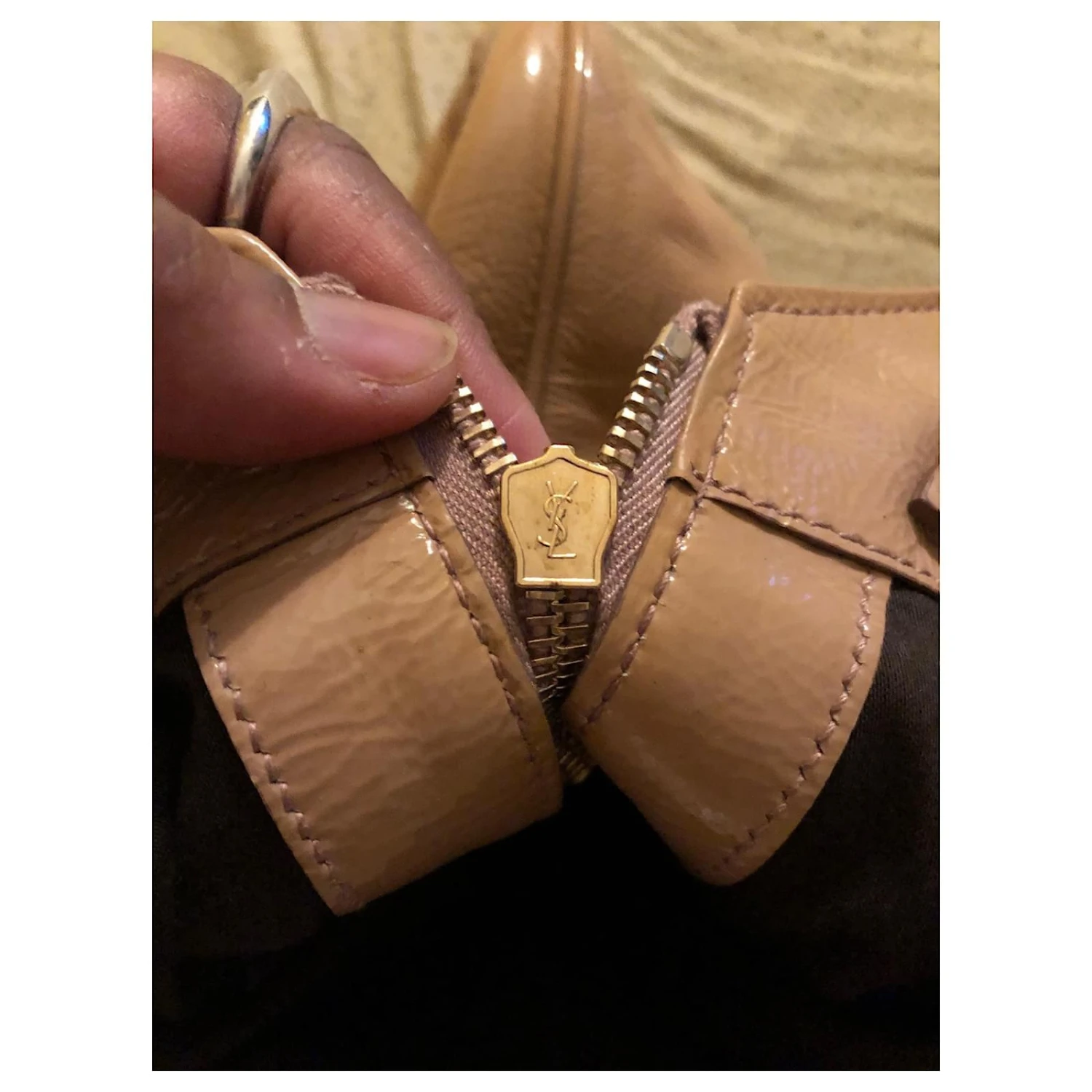 Yves Saint Laurent Sacs à Main Beige 5 Yves Saint Laurent Sacs à Main Beige – Image 3