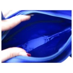 VINTAGE SAC A MAIN YVES SAINT LAURENT RIVE GAUCHE EN SATIN BLEU BLUE HAND BAG -Yves Saint Laurent 807979 6