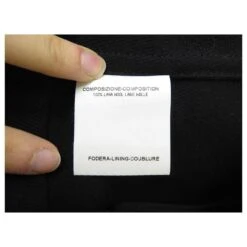 NEUF VESTE YVES SAINT LAURENT 245170 M 40 CROISEE LAINE NOIR WOOL JACKET -Yves Saint Laurent 808223 5