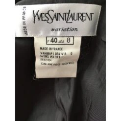 Yves Saint Laurent Vestes Gris Anthracite -Yves Saint Laurent 81653 3