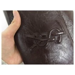 SAC A MAIN YVES SAINT LAURENT POCHETTE BELLE DE JOUR 203855 CUIR POUCH BAG Marron 18 SAC A MAIN YVES SAINT LAURENT POCHETTE BELLE DE JOUR 203855 CUIR POUCH BAG Marron -Yves Saint Laurent 821009 7