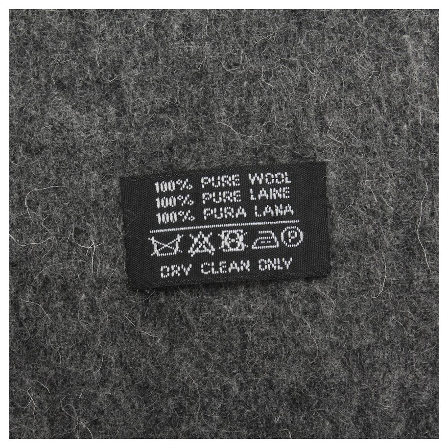 Yves Saint Laurent YSL Foulard Laine Noir 6 Yves Saint Laurent YSL Foulard Laine Noir – Image 4