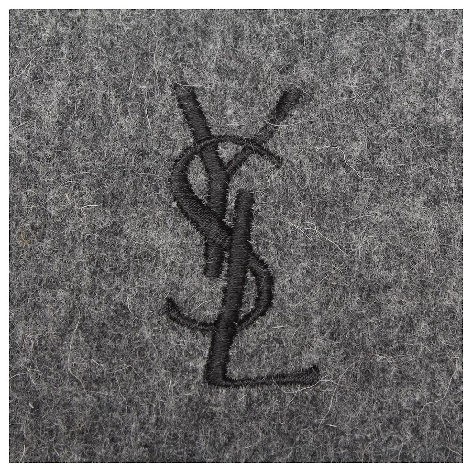 Yves Saint Laurent YSL Foulard Laine Noir 7 Yves Saint Laurent YSL Foulard Laine Noir – Image 5