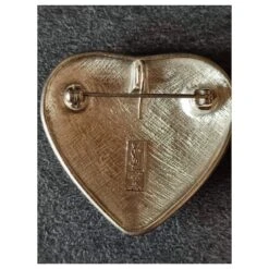 Yves Saint Laurent Broche Coeur YSL Argenté -Yves Saint Laurent 822399 6