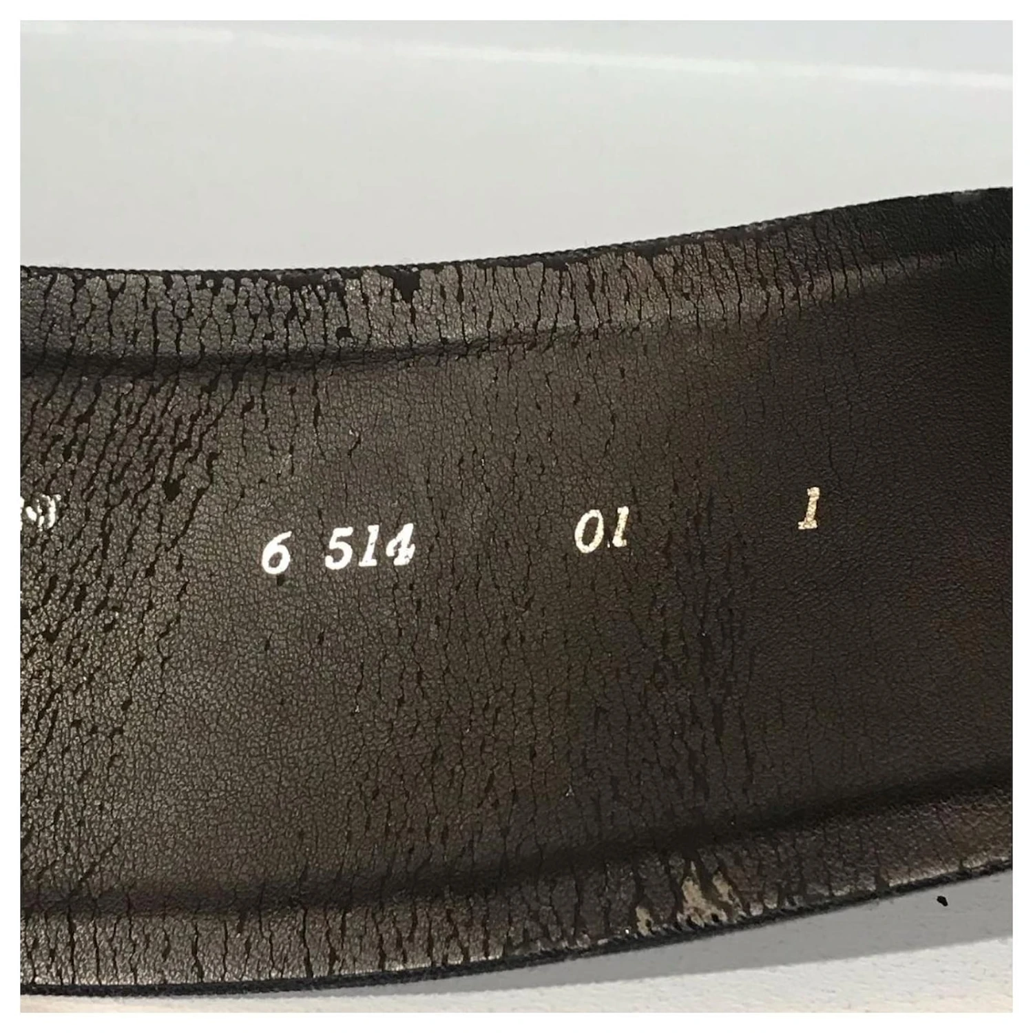 YVES SAINT LAURENT Ceintures T.cm 70 Chiffon Bleu Marine 8 YVES SAINT LAURENT Ceintures T.cm 70 Chiffon Bleu Marine – Image 6