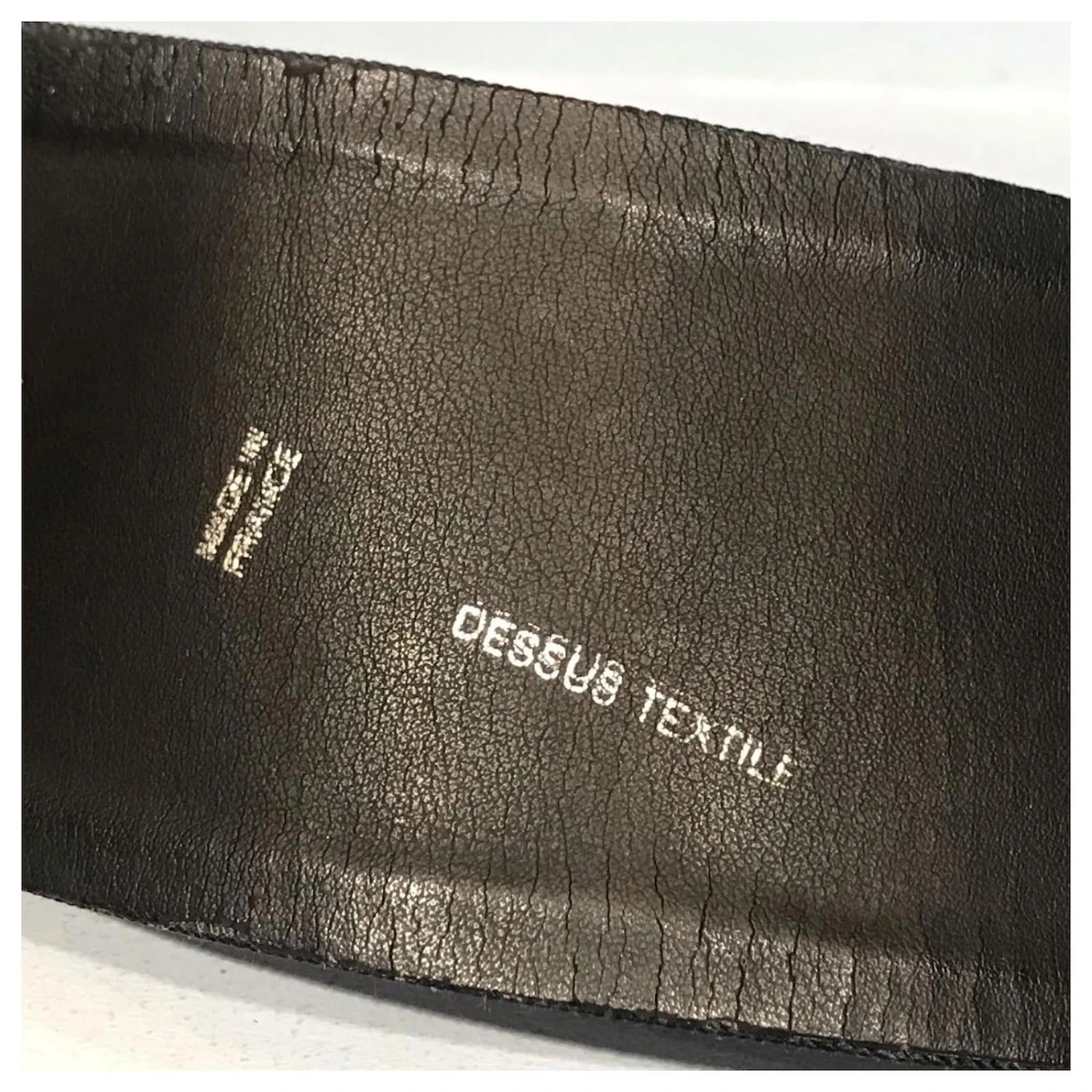 YVES SAINT LAURENT Ceintures T.cm 70 Chiffon Bleu Marine 9 YVES SAINT LAURENT Ceintures T.cm 70 Chiffon Bleu Marine – Image 7