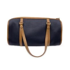 Yves Saint Laurent Sac à Main Vintage Arrondi Texturé Beige Noir -Yves Saint Laurent 823721 3