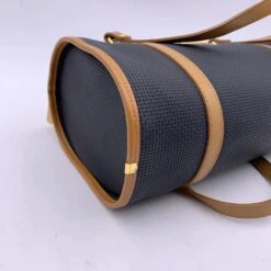 Yves Saint Laurent Sac à Main Vintage Arrondi Texturé Beige Noir -Yves Saint Laurent 823721 7