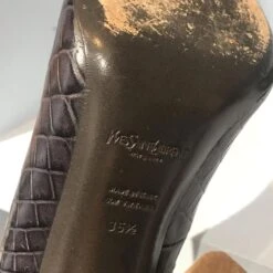 Escarpins YVES SAINT LAURENT.UE 35.5 Cuir De Vachette Gris -Yves Saint Laurent 824443 6