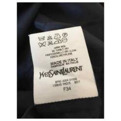 YVES SAINT LAURENT Hauts T.International XS Soie Noir -Yves Saint Laurent 824499 4
