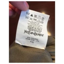 YVES SAINT LAURENT Jupes T.International L Viscose Kaki -Yves Saint Laurent 824855 4