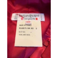 YVES SAINT LAURENT Jupes T.fr 36 Wool Rouge 9 YVES SAINT LAURENT Jupes T.fr 36 Wool Rouge -Yves Saint Laurent 824856 4
