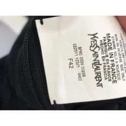 YVES SAINT LAURENT Robes T.International XL Viscose Noir -Yves Saint Laurent 825553 6