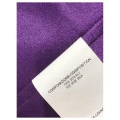 YVES SAINT LAURENT Robes T.International M Soie Violet -Yves Saint Laurent 825560 5