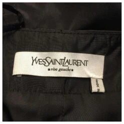 YVES SAINT LAURENT Jupes T.fr 36 Silk Noir -Yves Saint Laurent 827132 4