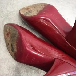 Escarpins YVES SAINT LAURENT.UE 38 Cuir De Vachette Rouge 10 Escarpins YVES SAINT LAURENT.UE 38 Cuir De Vachette Rouge -Yves Saint Laurent 827311 4