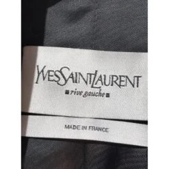 YVES SAINT LAURENT Vestes T.fr 38 Wool Noir -Yves Saint Laurent 827481 5
