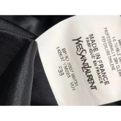 YVES SAINT LAURENT Vestes T.fr 38 Wool Noir -Yves Saint Laurent 827481 6