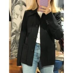 YVES SAINT LAURENT Vestes T.fr 38 Wool Noir -Yves Saint Laurent 827481 9