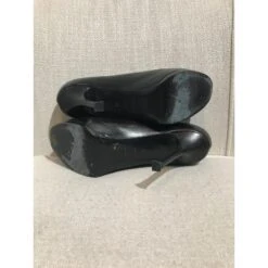 Escarpins YVES SAINT LAURENT.UE 38 Cuir De Vachette Noir -Yves Saint Laurent 827673 5