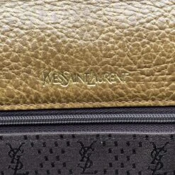Yves Saint Laurent Sac à Main Pochette Vintage En Cuir Marron Clair 16 Yves Saint Laurent Sac à Main Pochette Vintage En Cuir Marron Clair -Yves Saint Laurent 828363 6