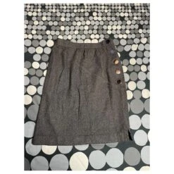 Yves Saint Laurent Jupes Gris -Yves Saint Laurent 833377 2