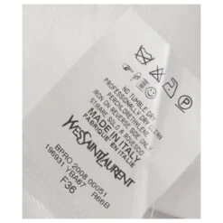 Yves Saint Laurent SS08 Robe En Jacquard à Logo Blanc -Yves Saint Laurent 833382 7