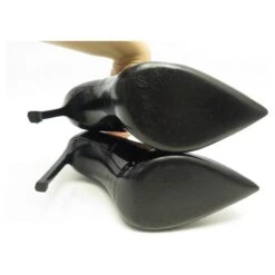Yves Saint Laurent NEUF CHAUSSURES SAINT LAURENT PARIS 315547 ESCARPINS 37 NOIR THORN PUMPS -Yves Saint Laurent 834943 3