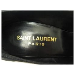 Yves Saint Laurent NEUF CHAUSSURES SAINT LAURENT PARIS 315547 ESCARPINS 37 NOIR THORN PUMPS -Yves Saint Laurent 834943 5