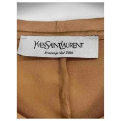 YVES SAINT LAURENT Hauts T.fr 36 Silk Marron 11 YVES SAINT LAURENT Hauts T.fr 36 Silk Marron -Yves Saint Laurent 837587 3