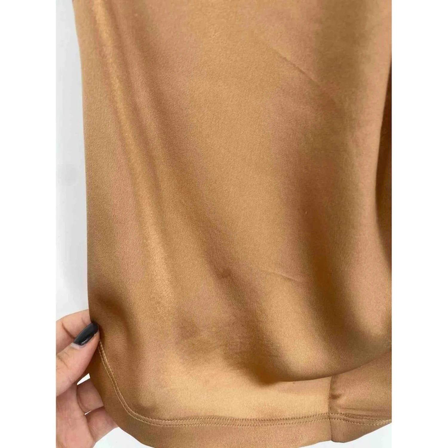 YVES SAINT LAURENT Hauts T.fr 36 Silk Marron 9 YVES SAINT LAURENT Hauts T.fr 36 Silk Marron – Image 7