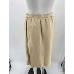 YVES SAINT LAURENT Jupes T.fr 42 Lin Beige -Yves Saint Laurent 837670 2
