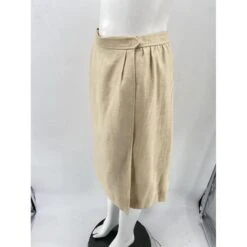 YVES SAINT LAURENT Jupes T.fr 42 Lin Beige -Yves Saint Laurent 837670 4