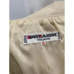 YVES SAINT LAURENT Jupes T.fr 42 Lin Beige -Yves Saint Laurent 837670 5