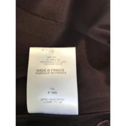 Yves Saint Laurent Vestes Prune -Yves Saint Laurent 84219 8