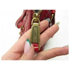 NEUF SAC A MAIN YVES SAINT LAURENT MINI DOWNTOWN CUIR VERNIS ROUGE HANDBAG 14 NEUF SAC A MAIN YVES SAINT LAURENT MINI DOWNTOWN CUIR VERNIS ROUGE HANDBAG -Yves Saint Laurent 843391 4