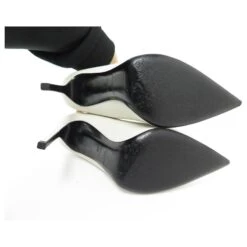 Yves Saint Laurent CHAUSSURES SAINT LAURENT 315534 EXCARPINS CUIR BLANC 38 LEATHER PUMPS SHOES -Yves Saint Laurent 843444 3