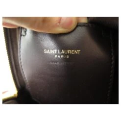 Yves Saint Laurent NEUF SAC SAINT LAURENT 685534 POCHETTE LE MONOGRAMME EN TOILE CASSANDRE BAG Marron -Yves Saint Laurent 843453 7