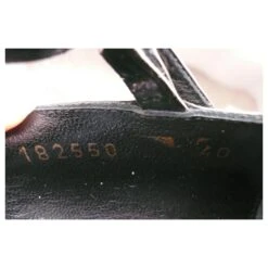 YVES SAINT LAURENT RIVE GAUCHE Escarpins Trib Top Daim Noir Compensés T40 IT -Yves Saint Laurent 844165 7