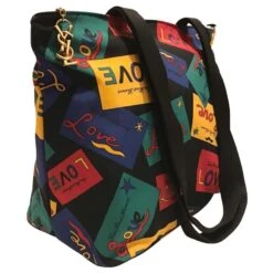 YVES SAINT LAURENT Sac Vintage "LOVE" Multicolore 14 YVES SAINT LAURENT Sac Vintage "LOVE" Multicolore -Yves Saint Laurent 848914 3