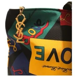 YVES SAINT LAURENT Sac Vintage "LOVE" Multicolore 15 YVES SAINT LAURENT Sac Vintage "LOVE" Multicolore -Yves Saint Laurent 848914 4