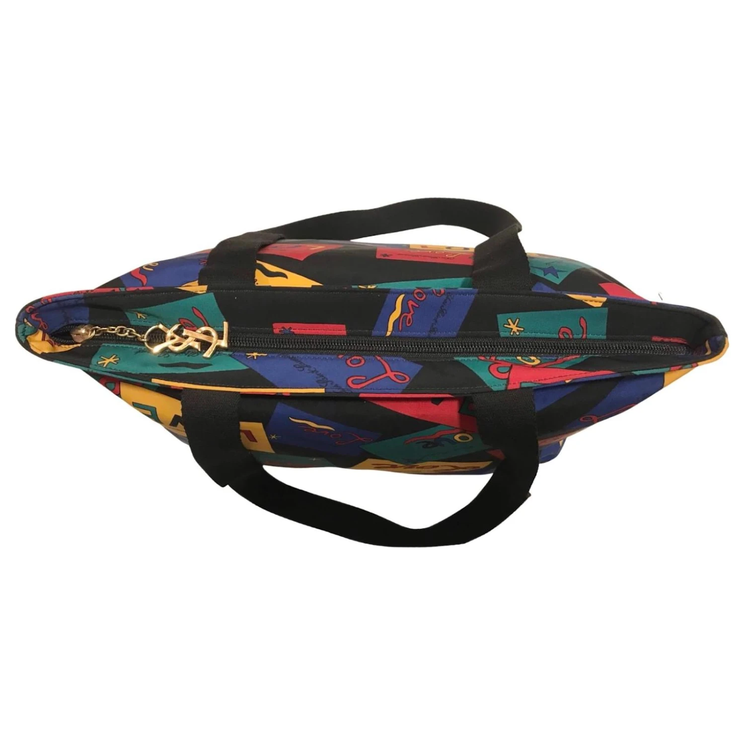 YVES SAINT LAURENT Sac Vintage "LOVE" Multicolore 8 YVES SAINT LAURENT Sac Vintage "LOVE" Multicolore – Image 6