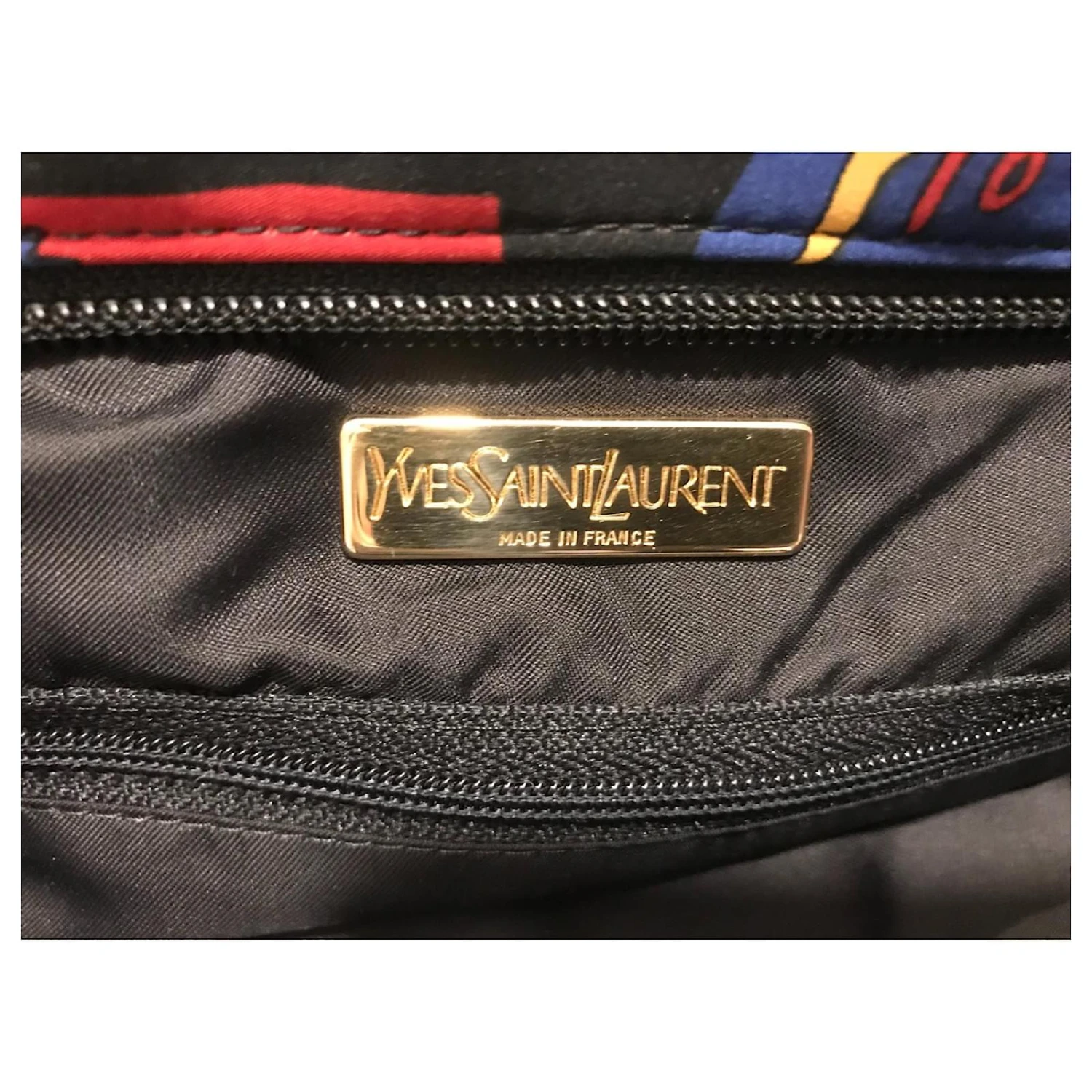 YVES SAINT LAURENT Sac Vintage "LOVE" Multicolore 11 YVES SAINT LAURENT Sac Vintage "LOVE" Multicolore – Image 9