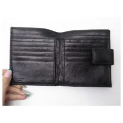PORTEFEUILLE YVES SAINT LAURENT 105585 PORTE MONNAIE EN CUIR LEATHER WALLET Noir -Yves Saint Laurent 849187 3