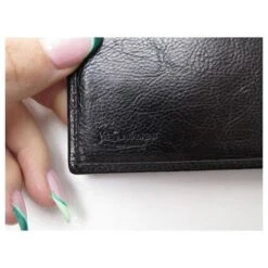 PORTEFEUILLE YVES SAINT LAURENT 105585 PORTE MONNAIE EN CUIR LEATHER WALLET Noir -Yves Saint Laurent 849187 4