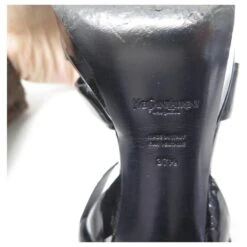 CHAUSSURES YVES SAINT LAURENT SANDALES TRIBUTE 193099 CUIR NOIR 37.5 SHOES -Yves Saint Laurent 849189 3