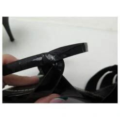 CHAUSSURES YVES SAINT LAURENT SANDALES TRIBUTE 193099 CUIR NOIR 37.5 SHOES -Yves Saint Laurent 849189 5